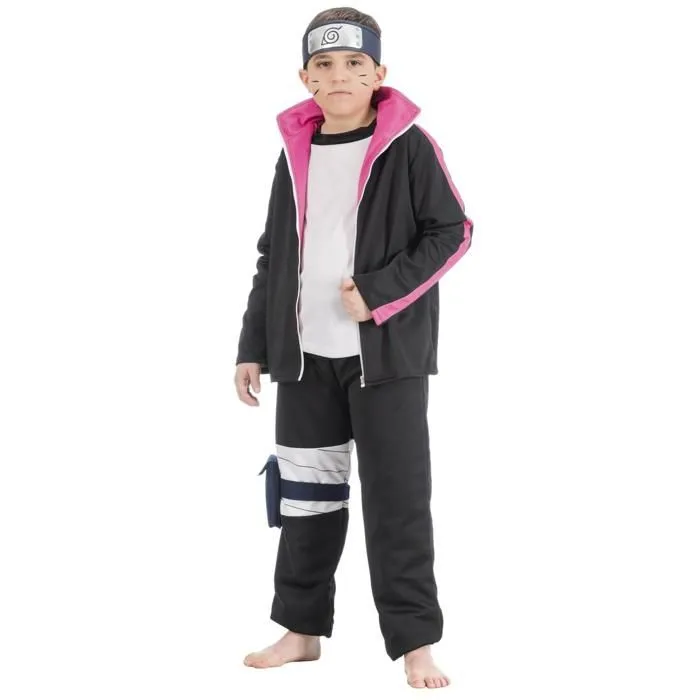 Déguisement Boruto enfant CHAKS - Modèle Boruto - Noir - 7 ans - Garçon - Intérieur-0