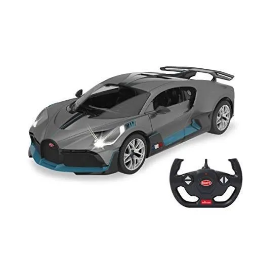 Voiture de course sur circuit - JAMARA - Bugatti Divo - Radiocommandé - Batterie intégré - Gris-0