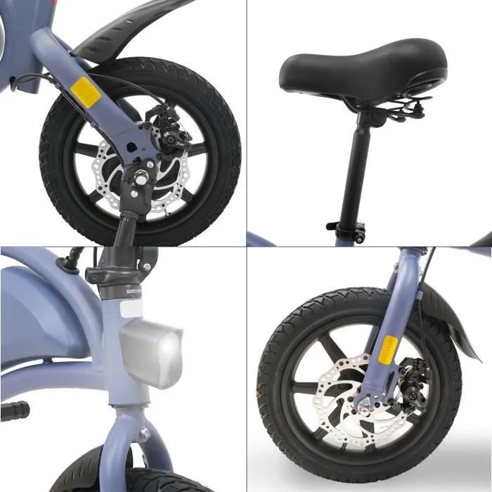Draisienne électrique - URBANGLIDE - BIKE 140 BLUE - 36V - 350W - Pneus 14" - Autonomie 18KM - Vitesse max 25KM/h-7