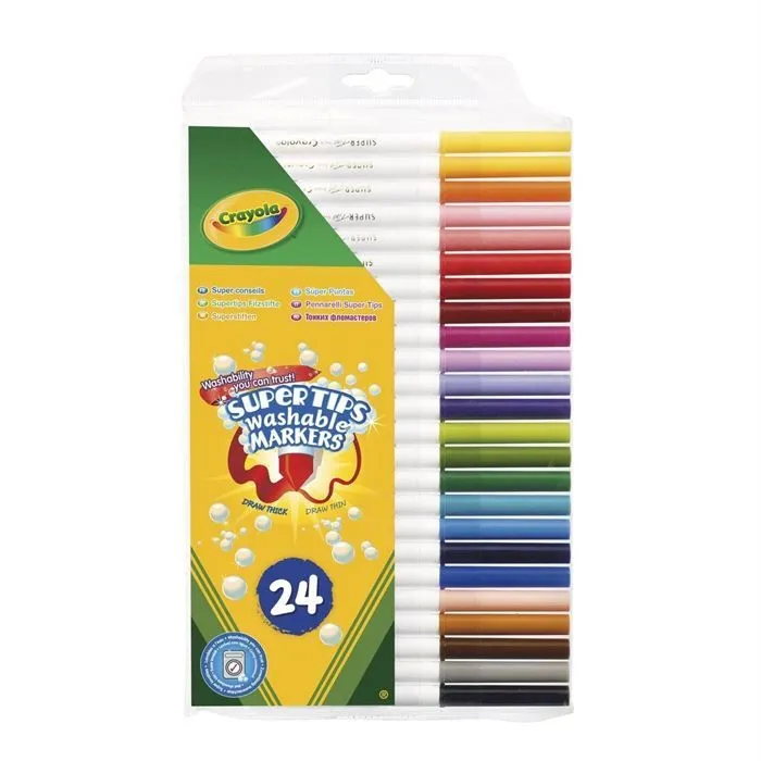 24 Feutres à dessiner Crayola-0