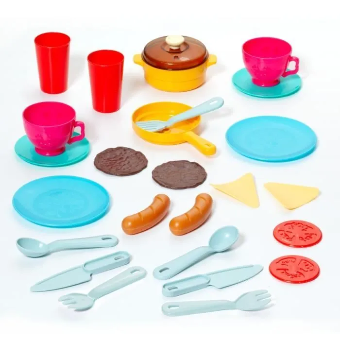 Jouet de cuisine de table - MOLTO - Évier et robinet réels - Design attrayant - Couleurs vives-2