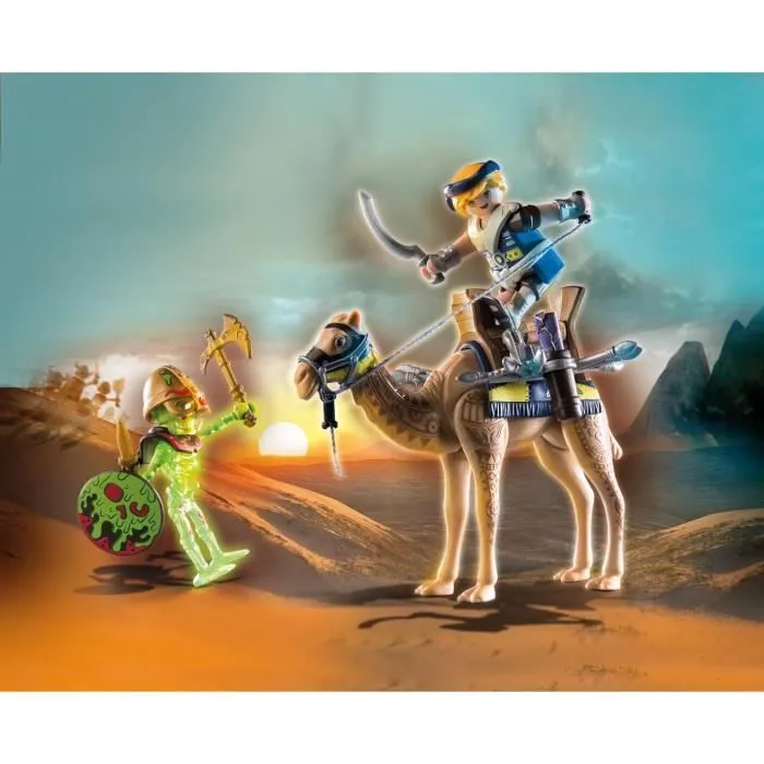 PLAYMOBIL - 71028 - Novelmore - Sal'ahari Sands - Arwynn et soldat squelette-1