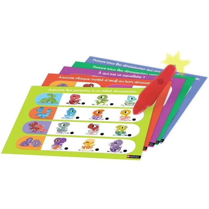 Jeu éducatif électronique - NATHAN - Baby Electro - Dinosaures - 2 ans - Intérieur-1