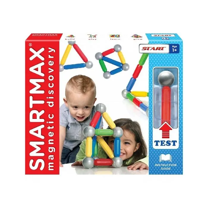 Jeu de construction magnétique - SMARTMAX - Discovery - 23 pièces - Mixte - A partir de 18 mois-0