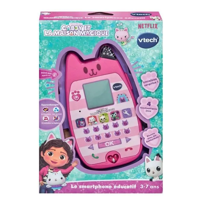 VTECH GABBY ET LA MAISON MAGIQUE - LE SMARTPHONE EDUCATIF-3