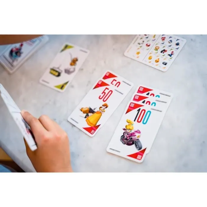 MILLE BORNES MARIO KART 2023 - Jeu de cartes - DUJARDIN - Parcourez les 1000 Bornes aux côtés de Mario et ses amis!-4