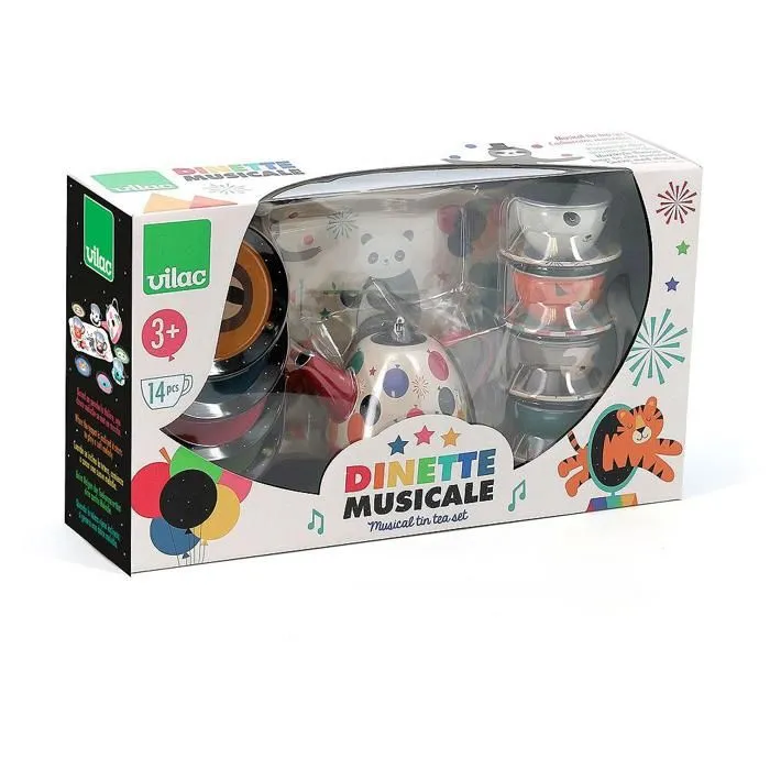 Vilac - Dinette musicale Arc-en-ciel-0