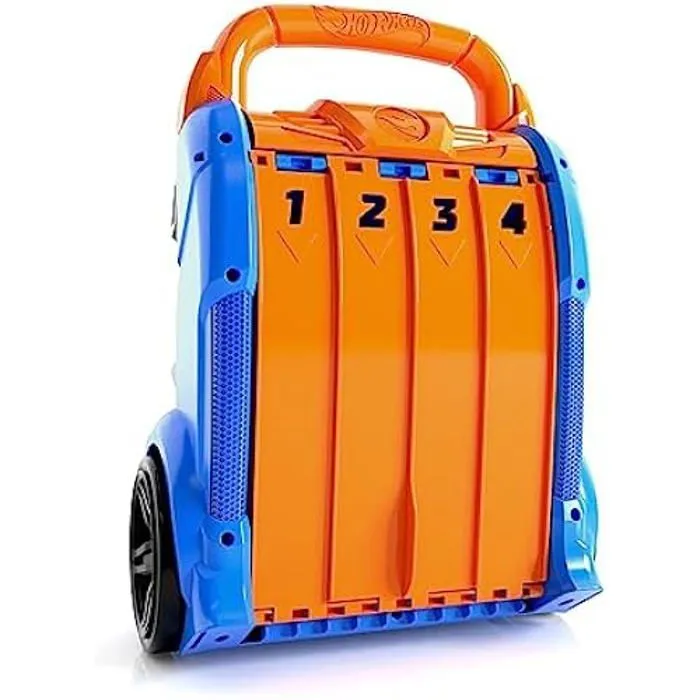 Jouet - CEFA TOYS - Garde-Voiture/Lanceur Hot Wheels - 4 Pistes - Capacité 20 Voitures-1