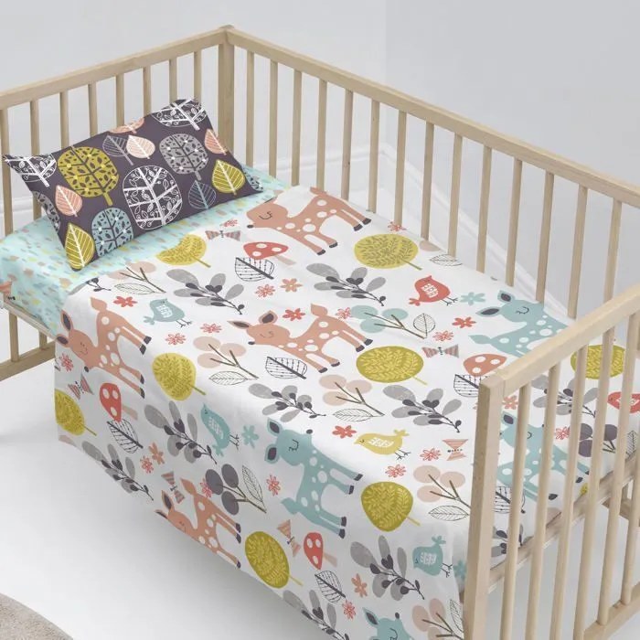 Parure de lit 2 pièces Woodland 100x130 cm (Berceau)-0