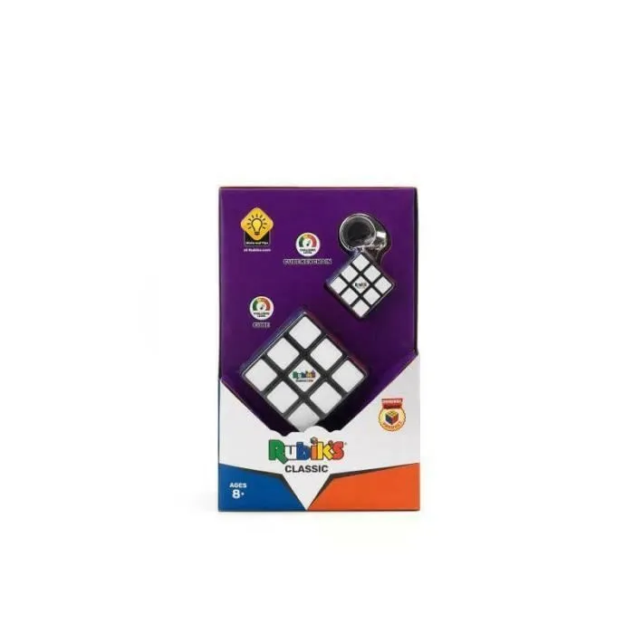 Coffret Rubiks Cube 3x3 + 1 Porte-Clés-1