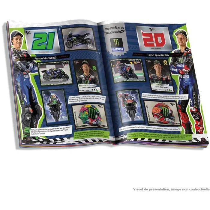 Stickers Moto GP - Collection Panini - Pack de démarrage 25 stickers-1