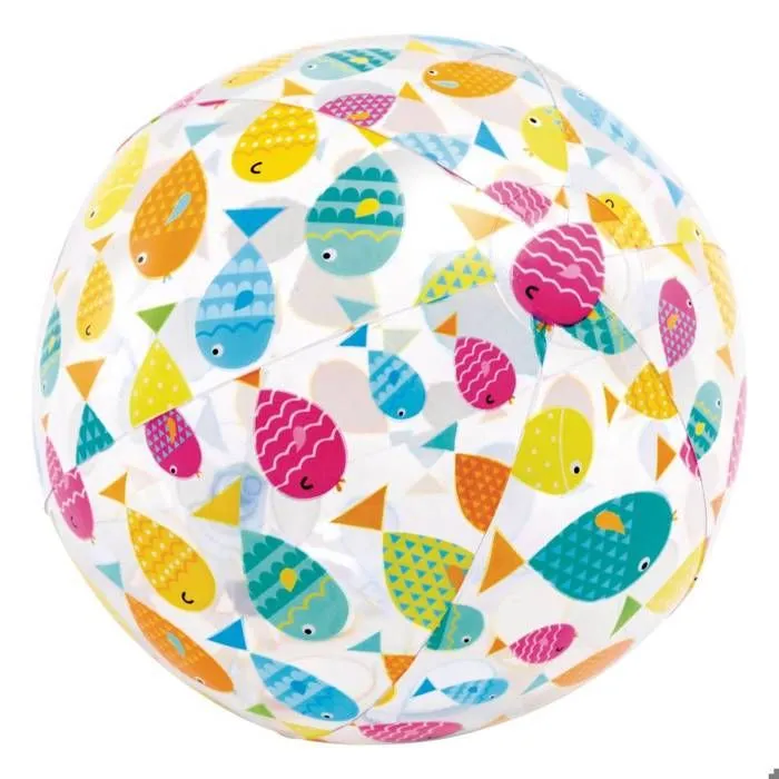 Ballon imprimé D51 - Intex - Rouge-3
