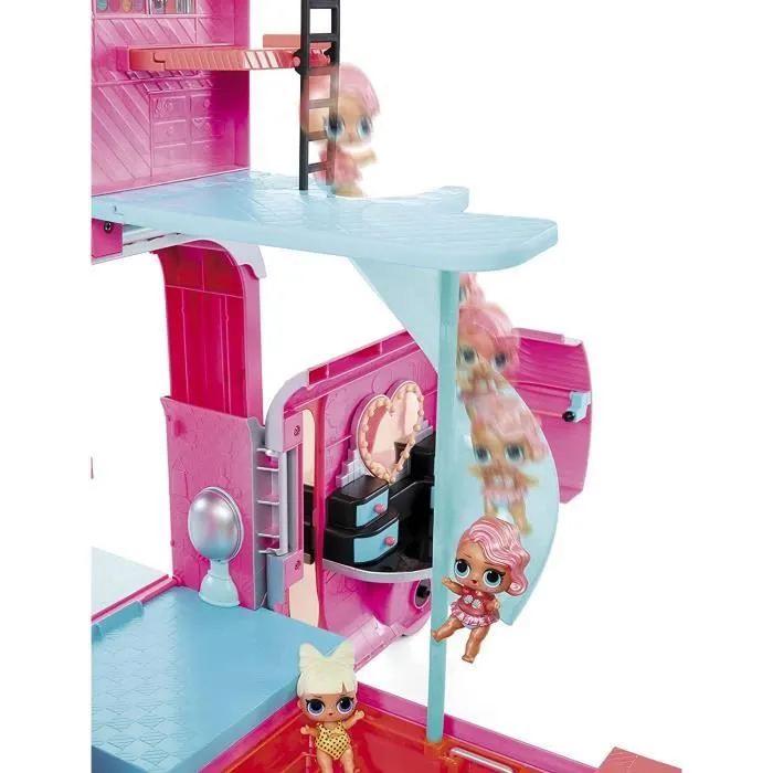 Camping-car Glamper 4-en-1 L.O.L. Surprise OMG - Argent Métallique-4