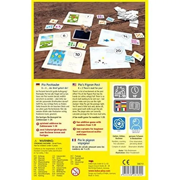 Jeu de cartes - HABA - Pio 306710 - À partir de 5 ans - Multicolore - 2 à 4 joueurs-1