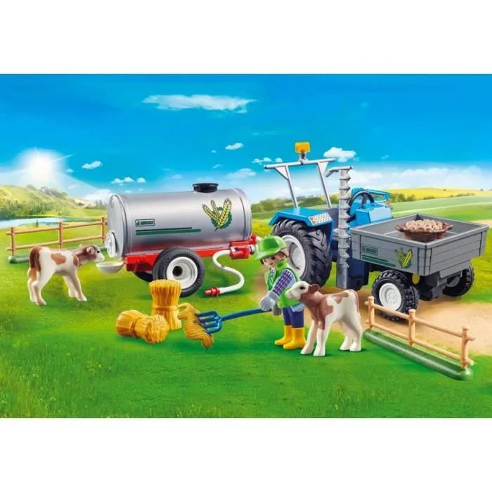 PLAYMOBIL COUNTRY 70367 AGRICULTEUR ET RESERVE D'EAU 70367-2