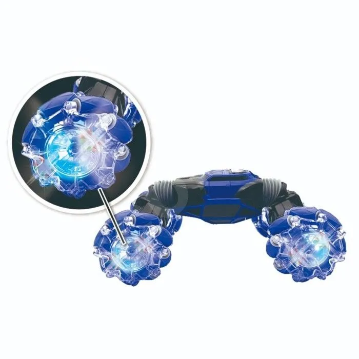 Extreme Crosslander® Voiture télécommandée Tout-Terrain lumineuse et sonore rechargeable avec télécommande + bracelet de contrôle-2