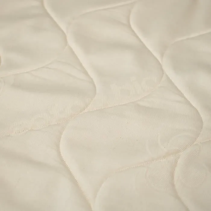 Matelas bébé Anti-reflux en coton bio Made in France Écru 60x120-2