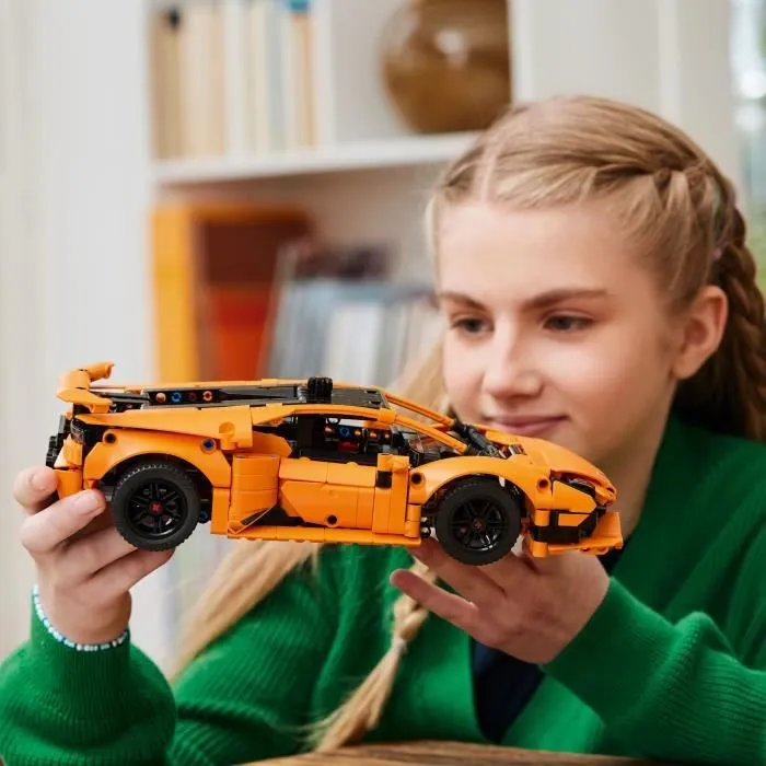 LEGO® Technic 42196 Lamborghini Huracán Tecnica orange Voiture Jouet Pour Enfant de 9 Ans-4
