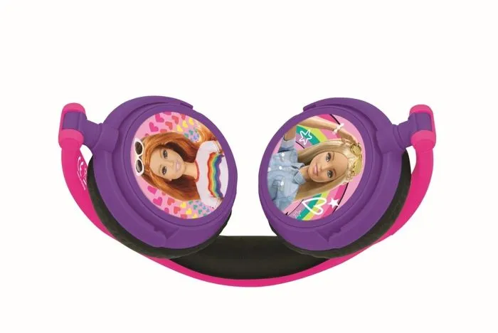 Casque audio filaire pour enfants Barbie - LEXIBOOK - Limitation de volume d'écoute - Rose-1