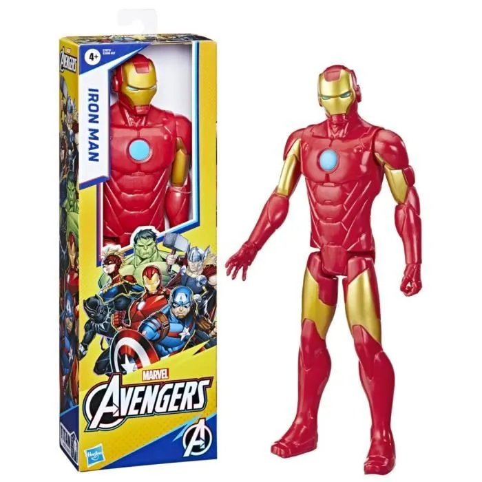 Figurine Iron Man 30 cm, jouet Avengers Titan Hero Series pour enfants à partir de 4 ans, Marvel-0