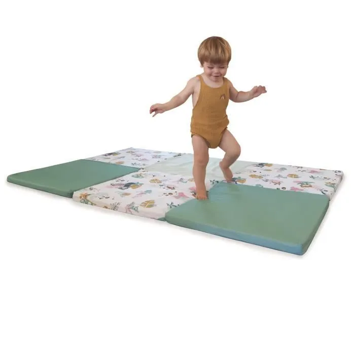 TINEO Maxi Tapis Malin Jungle Buddies 5 en 1 - Evolutif - Déhoussable - 180x200 cm - Nouvelle collection-7