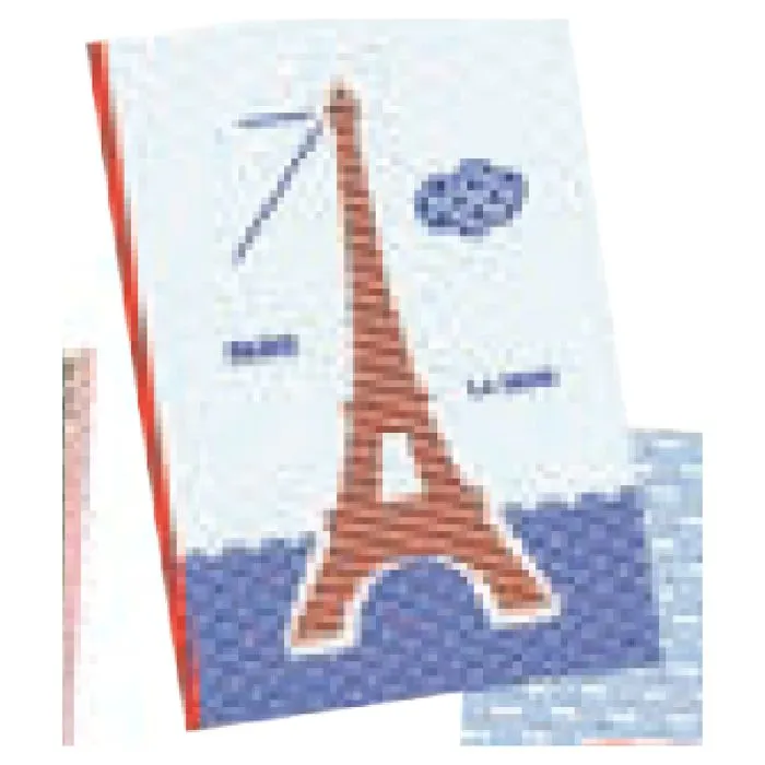 Carnet - Les Parisettes - La Seine à Paris - Rouge - 30 pages - Mixte-0