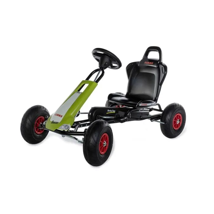 GoKart - Ferbedo - CLAAS Racer - Noir - Siège Ergonomique - Frein à Main-0