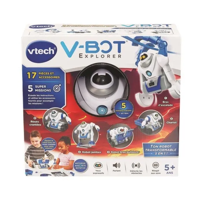 VTECH V-BOT EXPLORER, MON ROBOT 5 EN 1-3