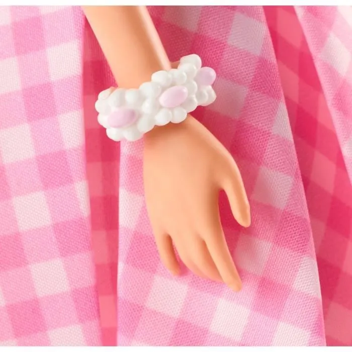 BARBIE THE MOVIE - Barbie Robe Vichy Rose - poupée de collection - 6 ans et +-4