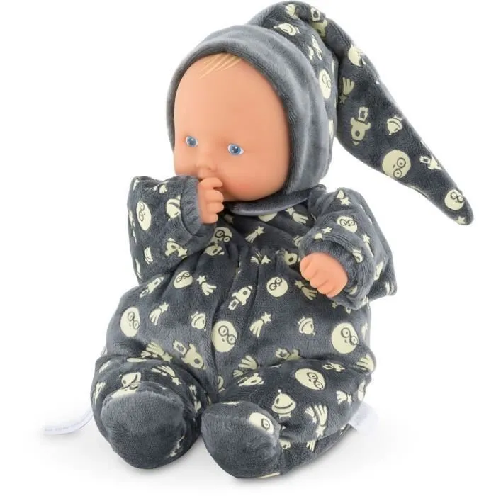 Mon Doudou COROLLE - Babipouce Brille dans la Nuit - 28 cm - senteur de vanille - dès la naissance-0