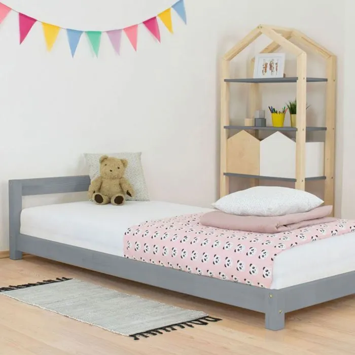 Lit enfant DREAMY 120 x 190 gris-1