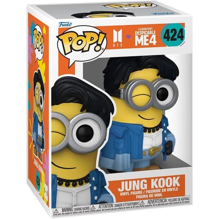 Figurine Funko Pop Despicable Me 4 Jung Kook Minion-0