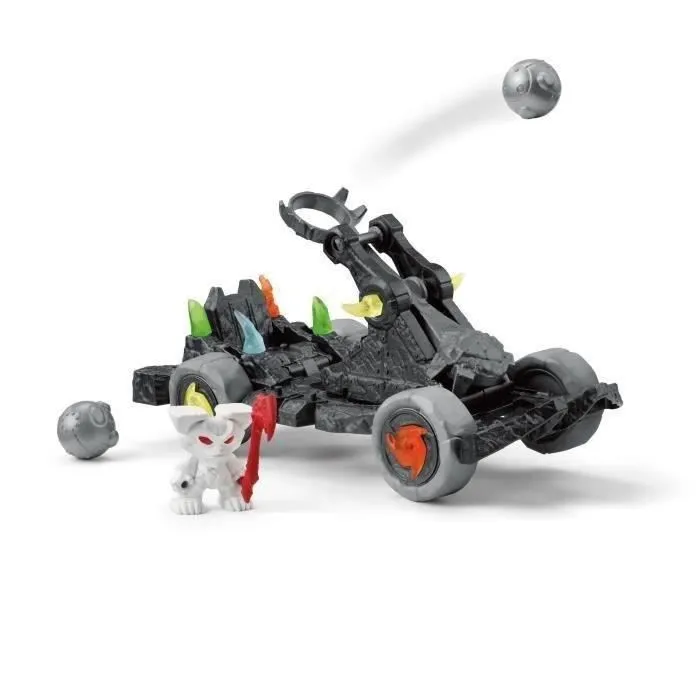 Catapulte avec Mini Creature, Coffret figurines d'action fantastiques très durables, Dès 7 ans, schleich 4618 ELDRADOR Mini Creature-1
