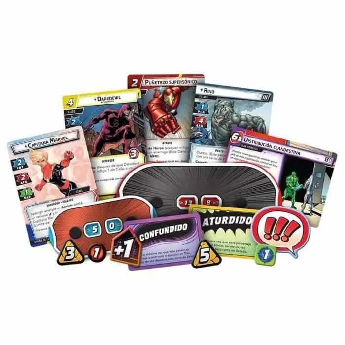 Jeu de Cartes - Fantasy Flight Games - Marvel Champions - Licence Marvel - Couleur mc01es - Modèle Assorti-2