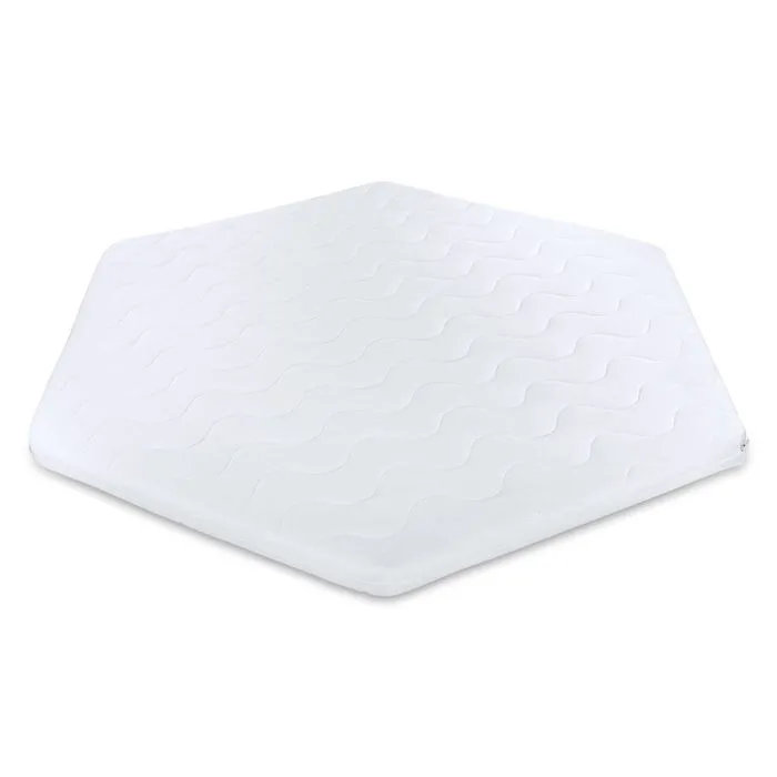 Insert de parc carré 115x100x5 cm - TOTSY BABY - Matelas de parc avec housse amovible - Anti-allergique-0
