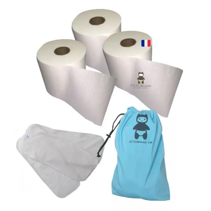 3 Voiles de protection, 3 boosters, sac à couches-0