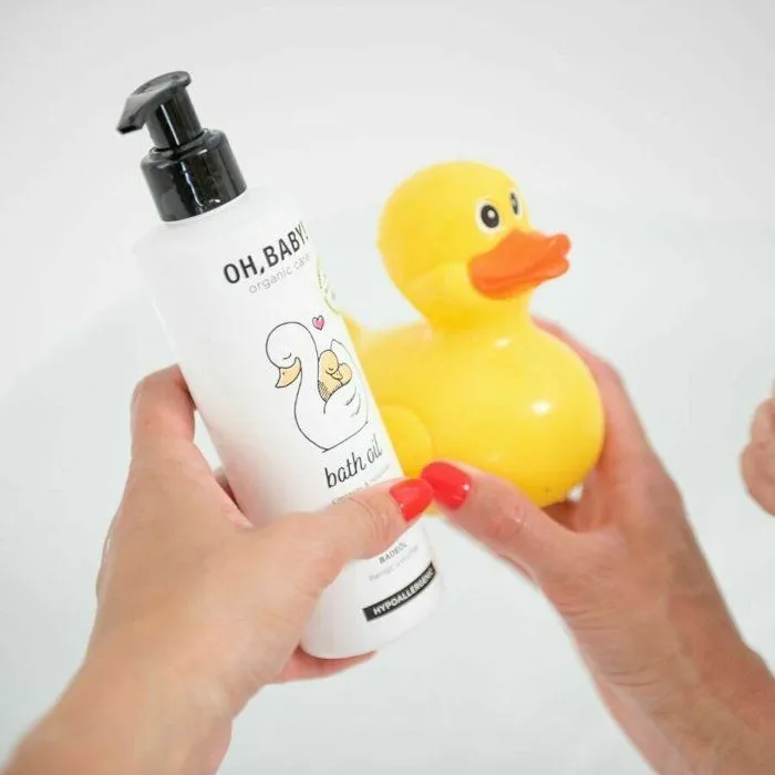 Oh, Baby! Huile de Bain Bio Bébé – Flacon 250 ml – Soin Nourrissant Sans Rinçage – Prébiotiques & Huile de Tournesol-2