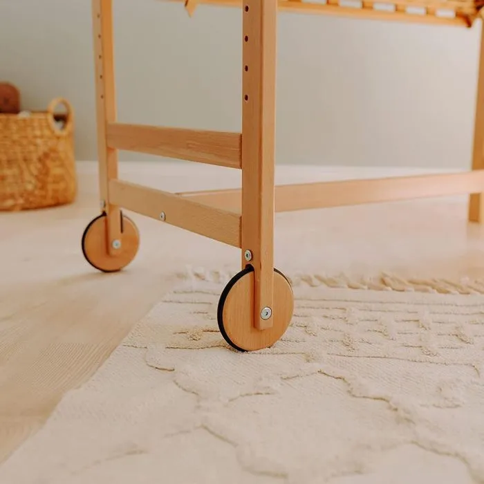 Lit bébé - Geuther - 1123 7 ROH OM - 99x52x87.3 cm - Bois massif - 1 place-1