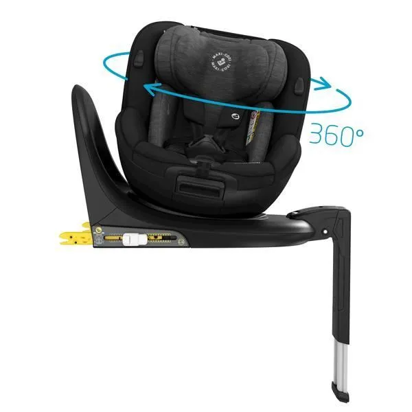 Siège auto i-Size MAXI COSI Mica, groupe 0+/1, avec base Isofix - Authentic Black-3