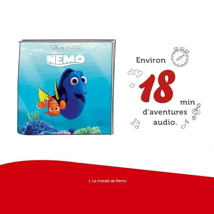 Figurine Audio TONIES® - Disney - Le Monde de Nemo - Enfant - Blanc-3