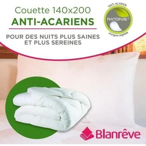 Couette - BLANREVE - Cocooning - 140x200 cm - Anti Acariens - Eco Responsable-1