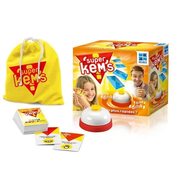 MEGABLEU Jeu de Cartes - Super Kems (Petite Boîte)-0