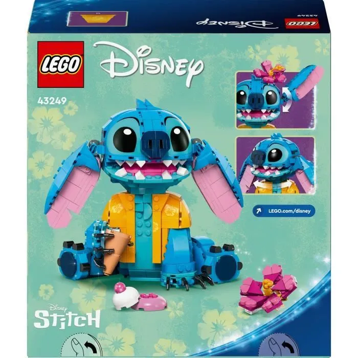 LEGO Disney 43249 Stitch, Jeu de Construction pour Enfants, Cornet de Glace et Figurine-5