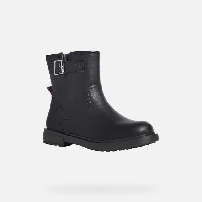 Bottine Enfant - Geox - Eclair - Noir - Zip - Confortable et Respirante-2