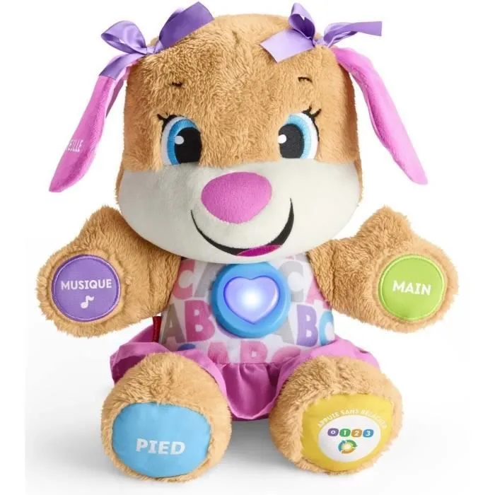 Fisher-Price - Nouveau SIS interactif - Peluche interactive - 6 mois et + FPP52-0