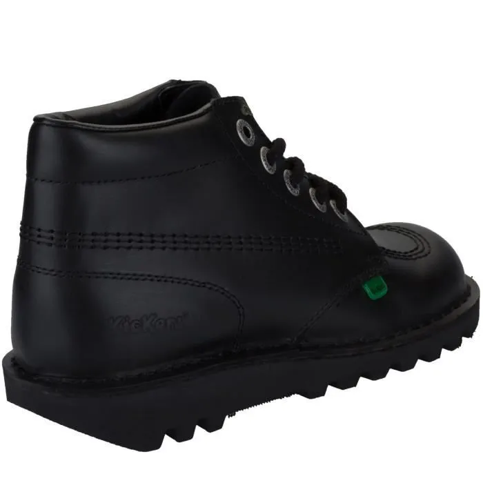 Bottines - Kickers - Kick Hi - Cuir - Noir - Talon bas (1 à 4 cm)-1