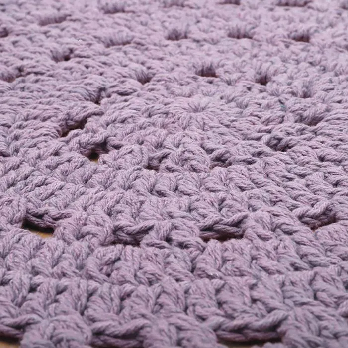 Tapis rond Alma Mauve - NATTIOT - Coton-3