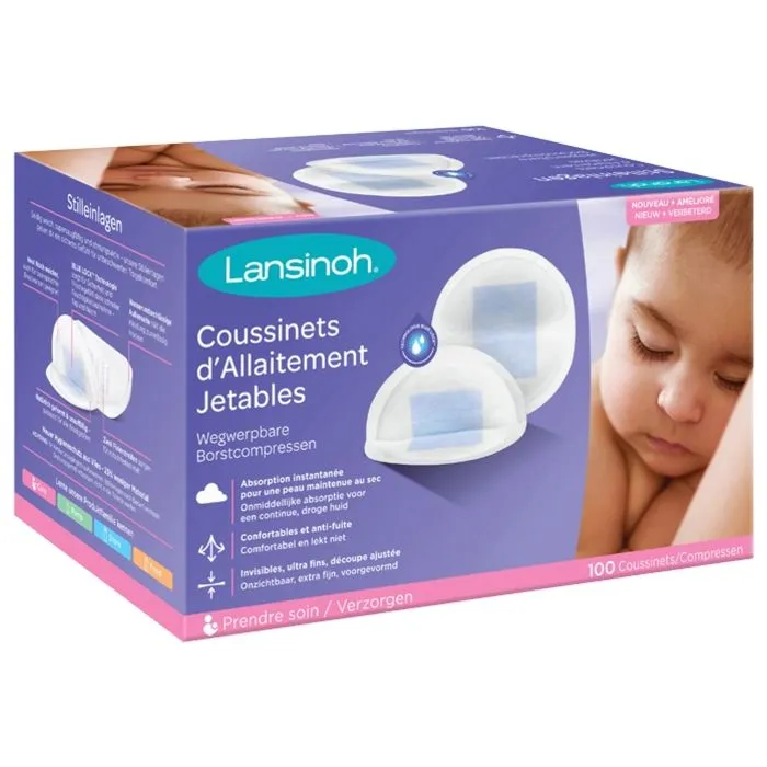 Lansinoh Allaitement Coussinets d'Jetables 100 Pièces-0