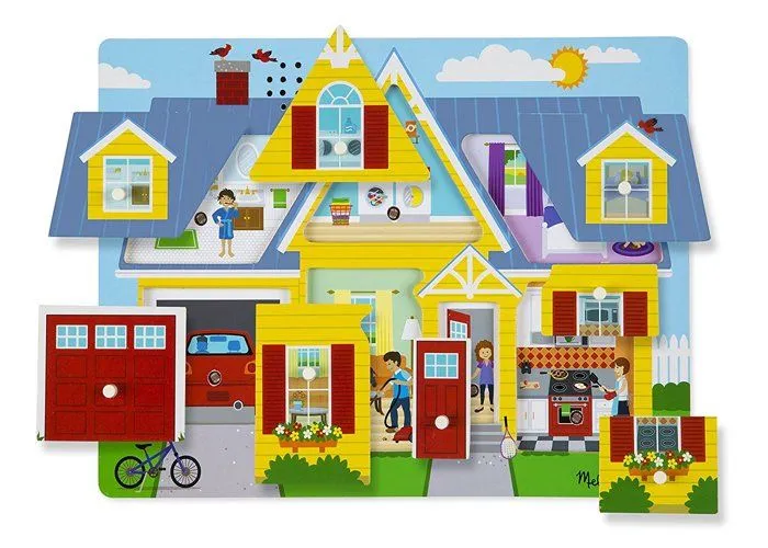 Melissa & Doug - Puzzle sonore Autour de la maison-0