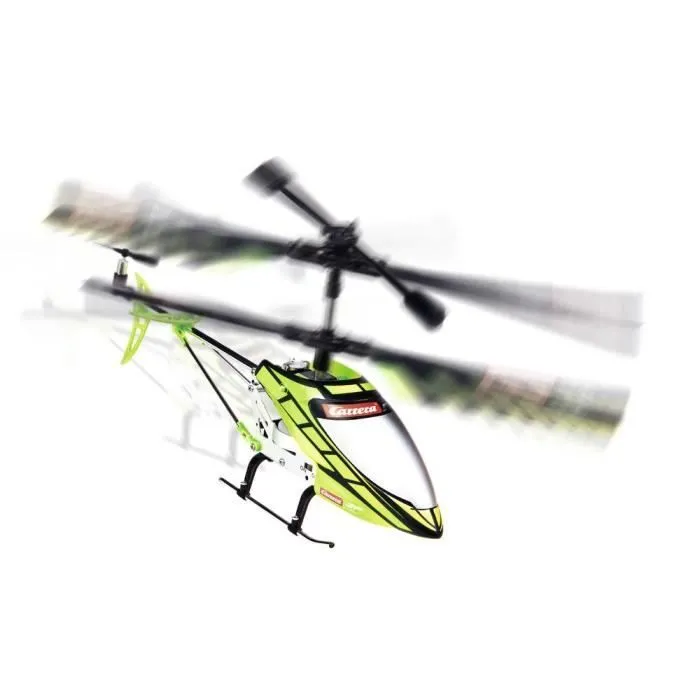 Hélicoptère RC débutant prêt à voler - Carrera - Green Chopper 2.0 - Jaune et noir - Extérieur - Mixte-2